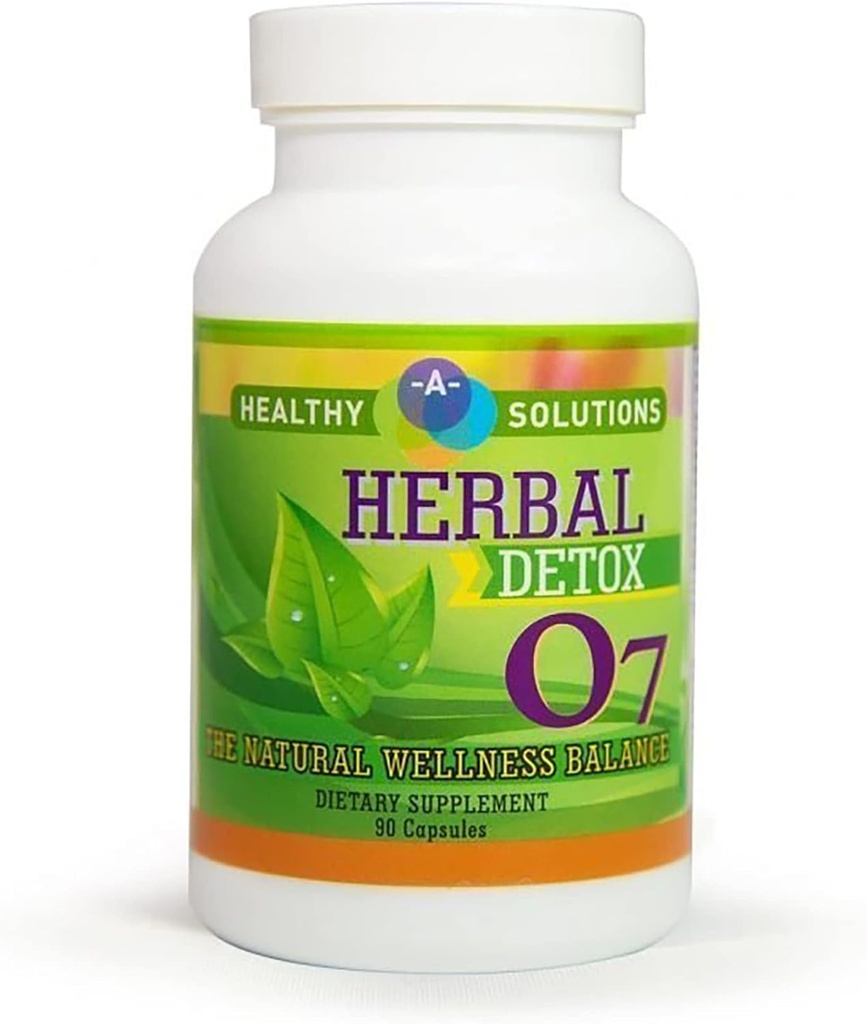 Herbal Detox 07 - Harmonizes Gastrointestinal System - Natural Liver &amp; Pancreatic Revitalizer- 90 Caps