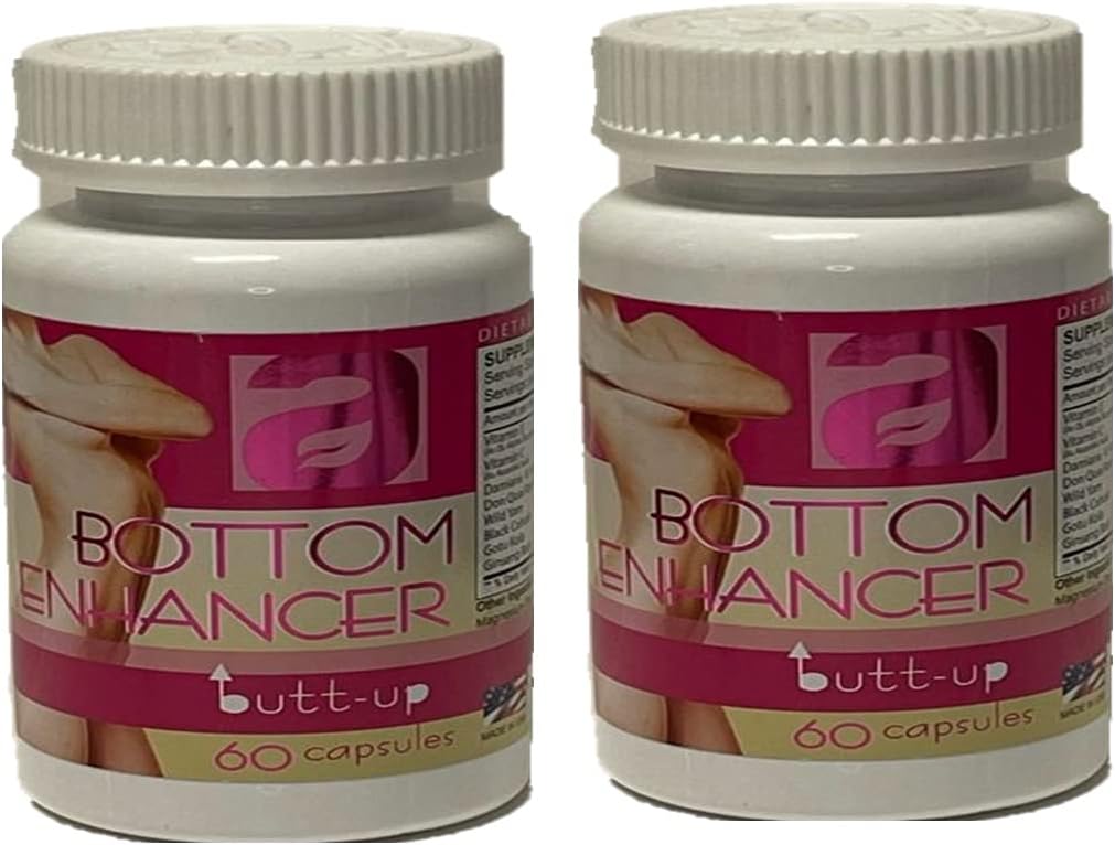 2 Bottom Buster Bottom Support 60 caps Gluteos Nalgas Butt Enhancement Mujer