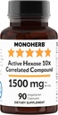 MonOHERB Hexose Activo 10x Correlated Compound, 1500 mg - 30 Serviciones - 90 cápsulas 500 mg por cápsula
