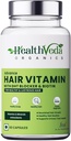 Generic Organics Advance Hair Vitamin with DHT Blocker & Biotin | Clinically Proven Hair Vitamins for Men & Women - 60 Veg Capsules