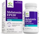 Terry Naturalmente Melatonina EP 120 5mg - Suplemento de apoyo al sueño con antioxidantes - Suplemento libre de gluten para el sueño saludable - Suplemento dietético para ayudar el envejecimiento saludable " Salud inmune - 60 tabletas
