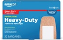 Cuidado básico Tejido pesado Adhesivo Bandages, Tough & Flexible Cushion de Pad no-Stick, 1,75 x 4 pulgadas (30 conteo)