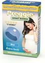 Tres Wristbands Preggie Anti-Nausea – Morning Sickness Relief –- Side Effect Free - 2 Count (4 Wristbands) - Azul