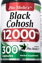 FITO MEDIC'S Black Cohosh Root Extracto 12000 mg Equivalente, Suplemento Herbal para Mujeres, 300 cápsulas