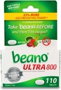 beano174; Alimentos Enzyme Suplemento dietético Tabletas - 110ct