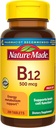 Nature Made Vitamina B12 500 mcg, Suplemento dietético para el apoyo al metabolismo energético, 200 Tablets, 200 Day Supply