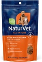 Suplemento de perros NaturVet All-in-One - para soporte conjunto, digestión, piel, cuidado de la carne – Multivitaminas de perros con minerales, Omega-3, 6, 9 – Vitaminas sin trigo para perros – 13-Once Polvo