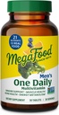 MegaFood One Daily Mens Multivitamins - Multivitamínico para Hombres - Vitamina C, Vitamina D3 &amp; Vitamina B12 - Muscle, Energy Metabolism &amp; Immune Support - Vegetariano, Gluten Gratis - 30 Tablets, 30 Serviciones