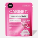 Gabinete: Diphenhydramine 25mg Alivio de Alergia Antihistamínica Tablas para Alergias, Hay Fever y Runny Nose, 120 Tabletas (Refill Pouch)