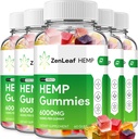 Zen Leaf Hemp Gummies - con Hemp Seed Extract ZenLeaf Hemp Gummies Tinnitus Herbal Supplement, Health and Wellness Support, All Natural Zen Leaf Hemp Gummy (5 Pack - 300 Gummies)