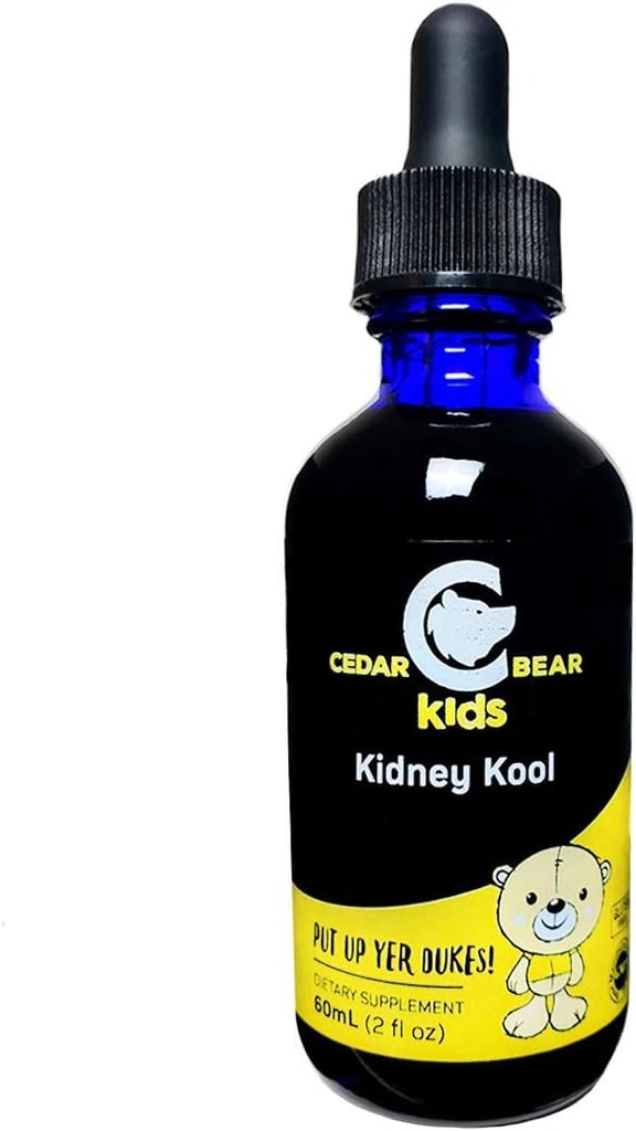 Cedar Bear Kidney Kool para niños - Soothes, y apoya el sistema urinario 2 FL Oz