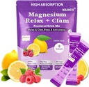 Calentar el polvo de magnesio,Bebida de calma natural,Mezcla de bebidas de cortisol para L-Theanine, Ashwagandha,Magnesium Glycinate,Mezcla de mezcla de bebidas antiestres,Ashwagandha Suplementos para la relajación Sleep-20 Packet