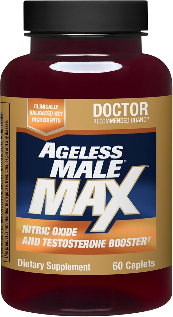 Masculino Masculino Masculino Total Testosterona Suplemento Booster Hombre, 60 Caplets
