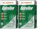 Spirulina Capsules – Suplemento de Superalimentos y Nutrición propio de la naturaleza,Espirulina para el soporte corporal completo – 60 cápsulas (Pack of 2)