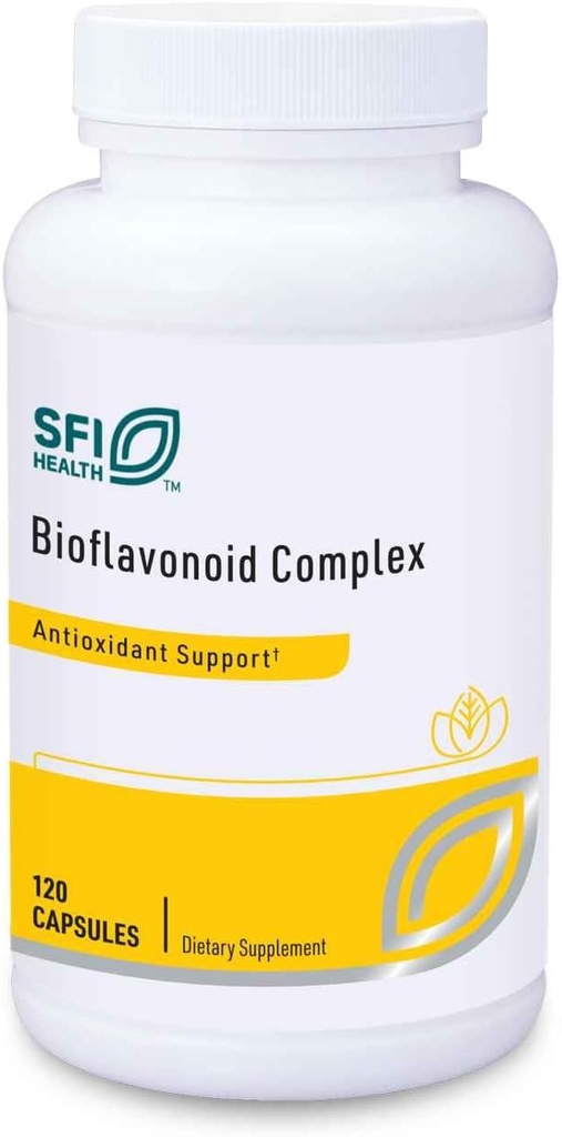 Klaire Labs SFI Health Bioflavonoid Complex - Immune, Cardiovascular & Antioxidant Support Suplemento con Citrus Bioflavonoids, Quercetin & Rutin (120 cápsulas)