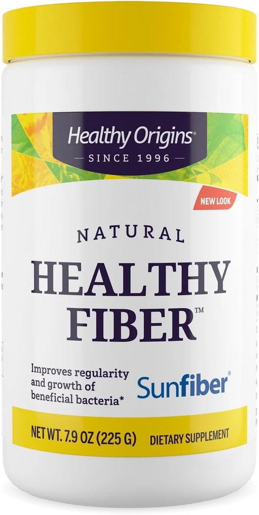 Orígenes saludables Fibra sana (Todas Naturales, No GMO, Gratuito de gluten, Apoyo digestivo, Prebiótico), 7.9 onzas