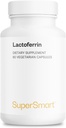 Supersmart - Suplemento de lactoferrina (High Strength) - Whey Proteins Extract - Natural Glycoprotein ← No GMO &amp; Gluten Free - 60 cápsulas vegetarianas