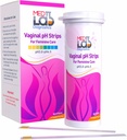 Fajas de prueba de fe vaginal para mujeres(50 cnt). Vaginosis bacteriana BV y tiras de pruebas de infección por levadura. Prueba de pH femenino para la salud vaginal, la acidez y la alcalinidad. Strips in Sealed Pouches