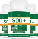 700MG Sod Superoxide Dismutase Suplemento - Suplemento Antioxidante de alta potencia para la salud celular - 180 cápsulas