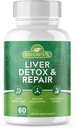 Nature's RX || #1 RATED Premium Liver Cleanse & Detox || Optimize Liver Function, Repair Liver Enzymes | Ultra Dosed Formula w/ 21 Powerful Ingredients | 3rd Party Tested + USA Made - 60 Capsules
