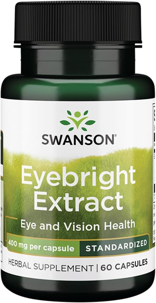 Swanson Eyebright Extracto 400 Milligrams 60 cápsulas