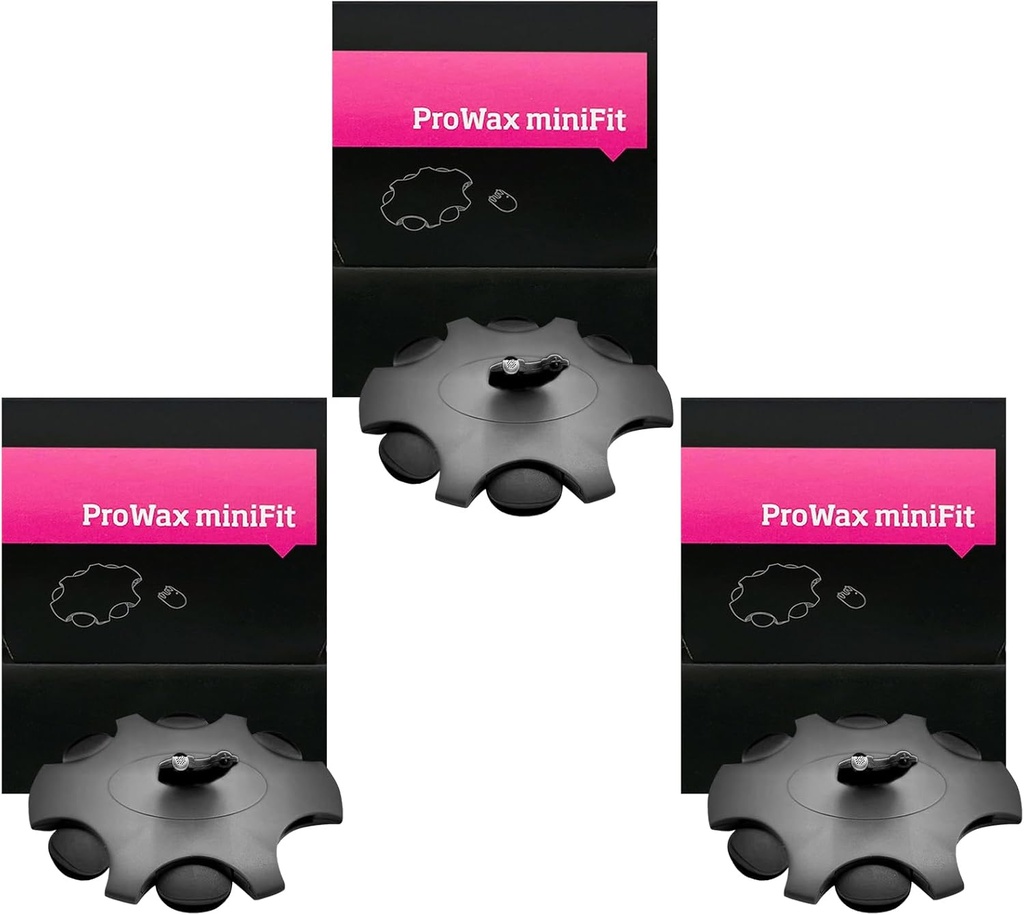 (18 Pcs) Minifit Prowax Wax Guards Filtros para Oticon Hearing Aids,Oticon Minifit Hearing Aids Replacement Parts Supplies Kit de Limpieza Accesorios(3 Packs)