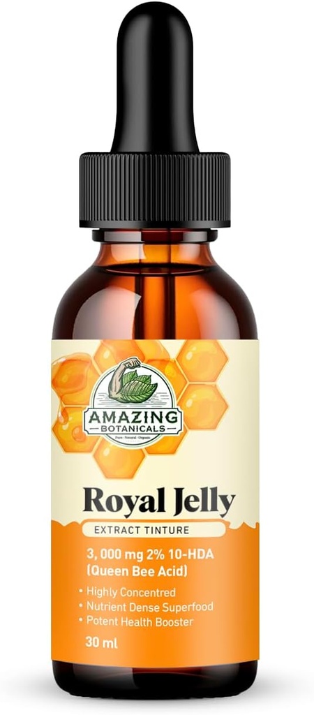 Increíbles botánicos Royal Jelly Extract Tincture 3000 mg