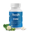 NewLife Naturals DIM Suplemento 300mg para Hombres - Hormonal Acne, Estrogen Balance Pills, Post Menopause Relief ← Healthy Estrogen Level ← Hormonal Balance - Bioperine tención PCOS - 60 Day Supply