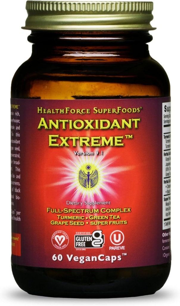 SUPERFOODOS DE HEALTHFORCE Antioxidant Extreme - 60 cápsulas veganas