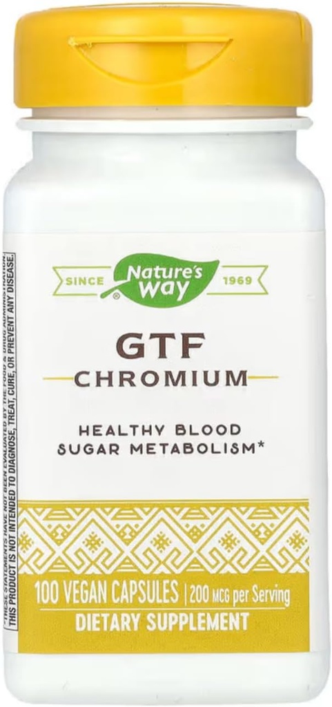 Camino de la Naturaleza - Gtf Cromo, 200 mcg, 100 cápsulas