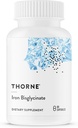 THORNE - Bisglycinate de Hierro - 25 mg Suplemento de Hierro para la absorción mejorada sin efectos secundarios gastrointestinales* - NSF certificado para el deporte - Sin gluten - 60 servidumbres