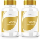 (2 Pack) Vision Premium, Premium Eye Support Suplemento, Vision Premium para mejorar la concentración y el enfoque, Vision Premium All-Natural Pills for Healthy Eyes, VisionPremium Reviews (120 cápsulas)