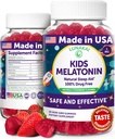 Lunakai USA hizo niños Melatonin Gummies 1mg - Seguro &amp; Natural Sleep Aid for Children 2+ - Non-GMO, Vegan, Gluten-Free - 60 Condes