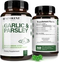 Suplementos de ajo benévolos sin olor - 1500 MG Aged Extract Oil Capsules, 120 Softgels - Antioxidante Immunity Support Píldoras de ajo &amp; Promueve Niveles de colesterol saludables - Non GMO 40 Day Supply