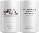 Codeage Immune Support Multivitamin for Women + Antioxidants Bundle