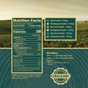 Organic Greens Superfood Powder, USA Grown - Kale, Alfalfa Grass, Wheatgrass, Barley Grass, Astragalus, Spirulina, Oat Grass & Chlorella, USA Grown (10.6 oz, 1 Month Supply)