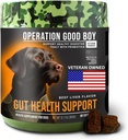 Operación Good Boy Probióticos para Perros, Suplemento Digestivo de Salud para Mascotas, Mandíbulas Probióticas diarias – 90 Trucos suaves, Ingredientes naturales, Veteranos - Saborado de carne