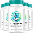 (5 Pack) Cápsulas de Cleartone, Cápsulas de Oído de Cleartone, Cápsulas oficiales de Cleartone Advanced Formula, Cápsulas de Cleartone Comentarios, Tono claro para la salud total del oído, 300, 5 meses