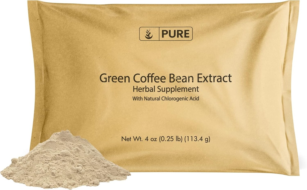 Ingredientes originales puros Extracto de grano de café verde (4oz) Extracto de café sin aroma, sin gluten