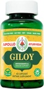 Orgánica Giloy (Guduchi) Powder Herbal Capsule ← Suplemento Natural Herbal para Apoyo Inmunitario, Energía y Digestión ← Equivalente 5000 mg - 60 Veg Capsules Silencio Made in USA