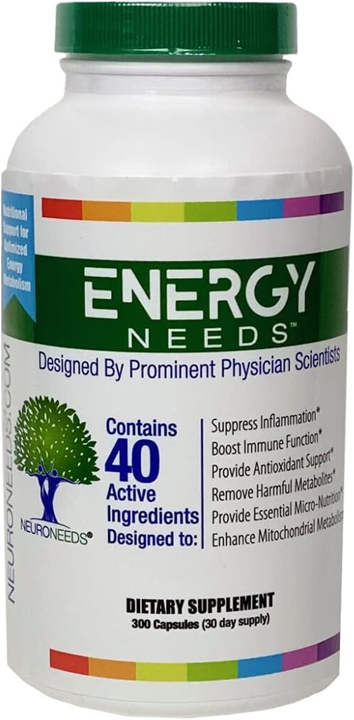 EnergyNeeds® 40 Ingredientes activos Vitamina D, Vitamina B12, zinc, betacaroteno