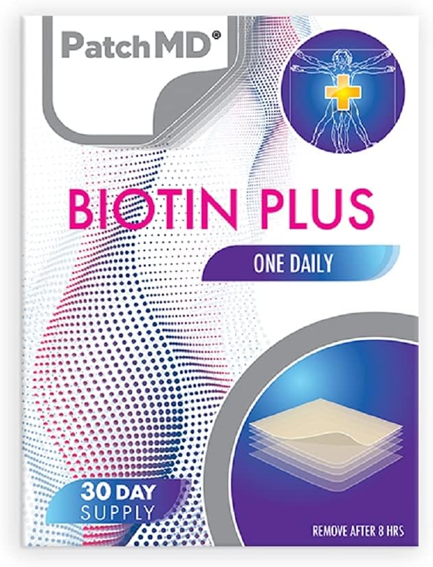 PatchMD - Biotin Plus Patches - 30 días de suministro
