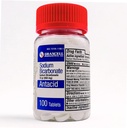 Sodium Bicarbonate Tablets ←USP 650mg (10 Grains) SilencioRelief of Acid Indigestion, Heartburn, Sour Stomach &amp; Upset Stomach ← Kidney Health ← 100 Count