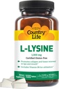 COUNTRY VIDA VITAMINS L-Lysine 1000 Mg con B-6, 2.5 Libras