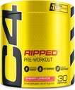 Cellucor C4 Ripped Pre Workout Powder for Energy, Beta Alanine, Sugar Free Energy Supplement Preworkout for Men &amp; Women - 150mg Caffeine + Creatine-Free - Cherry Lemonade - 30 Servings