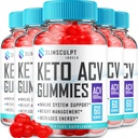 (5 Pack) Slimsculpt Keto ACV Weight Loss Gummies - Advanced Formula Slim Sculpt Keto plus ACV Gummies Apple Cider Vinegar Keto Slimsculpt ACV Gummies Suplemento dietético Comentarios Hombre Mujeres (300 Gummies)