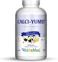 Maxi Health KiddieMax Calcium - CalciYum! - Flavored -Animal Shaped Chewies - Kosher (180 Conteo)