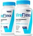 (2 Pack) ViraFlexx para Hombres, Pro Capsules, Male Performance Support 500mg, All Natural Dietary Supplement to Support Global Health, Reviews (120 cápsulas)