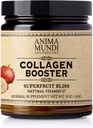 Anima Mundi Apothecary Vegan Collagen Booster Powder, Superfruit Bliss - Suplemento de belleza para la piel, el pelo y las uñas - Colagen Soporte Polvo para la piel de la guante - Easy Drink Mix-in (5oz)
