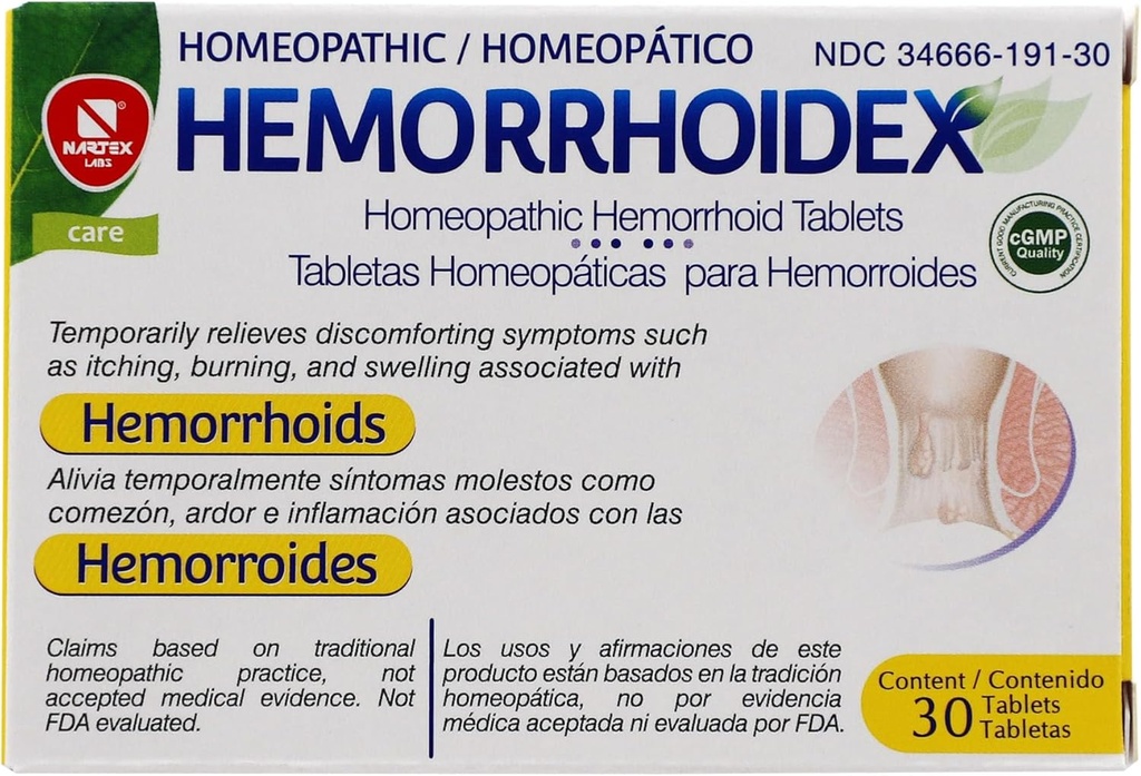 Tablas HEMORRHOIDEX